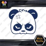 Panda Bear Head Face Angry Mad Sad Tuning Funny JDM Vinyl Decals Stickers - Image 10