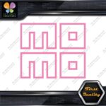 Compatible Momo Logo Square Hollow Racing Tuning JDM Logo Vinyl Decals Stickers - Image 27
