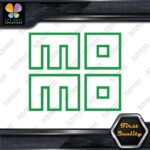 Compatible Momo Logo Square Hollow Racing Tuning JDM Logo Vinyl Decals Stickers - Image 26