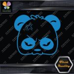 Panda Bear Head Face Angry Mad Sad Tuning Funny JDM Vinyl Decals Stickers - Image 29