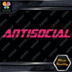 Antisocial Banner Message Anti Social Windshield JDM Vinyl Decals Stickers - Image 15