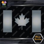 Canadian Flag Maple Leaf Canada Logo Canadien Patriotic Vinyl Decals Stickers - Image 17