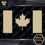 Canadian Flag Maple Leaf Canada Logo Canadien Patriotic Vinyl Decals Stickers - Image 22