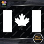 Canadian Flag Maple Leaf Canada Logo Canadien Patriotic Vinyl Decals Stickers - Image 4
