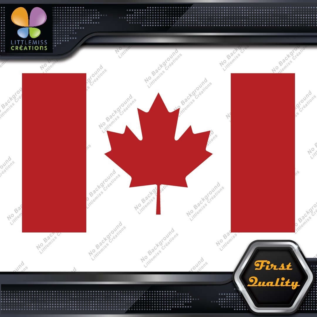 Canadian Flag Maple Leaf Canada Logo Canadien Patriotic Vinyl Decals Stickers 277525409491 Canadian Flag Maple Leaf Canada Logo Canadien Patriotic Vinyl Decals Stickers - Image 1