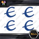 Compatible Epiphone E only Logo Pack of 4 MINI SIZE Decals Stickers Vinyl - Image 11