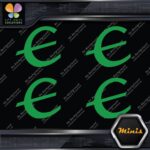 Compatible Epiphone E only Logo Pack of 4 MINI SIZE Decals Stickers Vinyl - Image 14