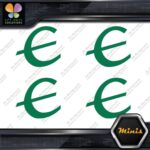 Compatible Epiphone E only Logo Pack of 4 MINI SIZE Decals Stickers Vinyl - Image 15