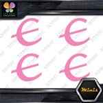 Compatible Epiphone E only Logo Pack of 4 MINI SIZE Decals Stickers Vinyl - Image 21