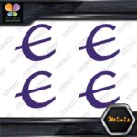 Compatible Epiphone E only Logo Pack of 4 MINI SIZE Decals Stickers Vinyl - Image 22