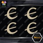 Compatible Epiphone E only Logo Pack of 4 MINI SIZE Decals Stickers Vinyl - Image 23