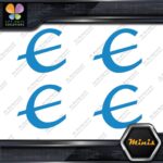 Compatible Epiphone E only Logo Pack of 4 MINI SIZE Decals Stickers Vinyl - Image 10