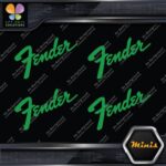 Compatible Fender Name Guitars Emblem Pack of 4 MINI SIZE Decals Stickers Vinyl - Image 17