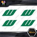 Compatible Work Wheels W Only Emblem Pack of 4 MINI SIZE Decals Stickers Vinyl - Image 15