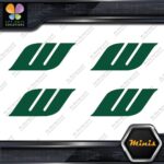 Compatible Work Wheels W Only Emblem Pack of 4 MINI SIZE Decals Stickers Vinyl - Image 16