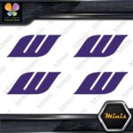 Compatible Work Wheels W Only Emblem Pack of 4 MINI SIZE Decals Stickers Vinyl - Image 22