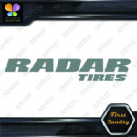 Compatible with Radar Tires Name Only Logo Tuning JDM Vinyl Decals Stickers - Image 13