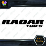 Compatible with Radar Tires Name Only Logo Tuning JDM Vinyl Decals Stickers - Image 4