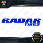 Compatible with Radar Tires Name Only Logo Tuning JDM Vinyl Decals Stickers - Image 5