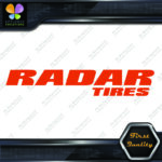 Compatible with Radar Tires Name Only Logo Tuning JDM Vinyl Decals Stickers - Image 7