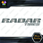 Compatible with Radar Tires Name Only Logo Tuning JDM Vinyl Decals Stickers - Image 9