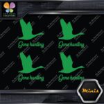 Gone Hunting Goose Flying Canadian Pack of 4 MINI SIZE Decals Stickers Vinyl - Image 14