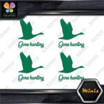 Gone Hunting Goose Flying Canadian Pack of 4 MINI SIZE Decals Stickers Vinyl - Image 15