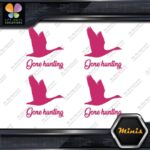 Gone Hunting Goose Flying Canadian Pack of 4 MINI SIZE Decals Stickers Vinyl - Image 20
