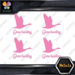 Gone Hunting Goose Flying Canadian Pack of 4 MINI SIZE Decals Stickers Vinyl - Image 21