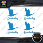 Gone Hunting Goose Flying Canadian Pack of 4 MINI SIZE Decals Stickers Vinyl - Image 10