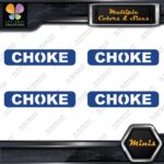 Choke Machinerie Horizontal No Bckgr Pack of 4 MINI SIZE Decals Stickers Vinyl - Image 11