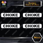 Choke Machinerie Horizontal No Bckgr Pack of 4 MINI SIZE Decals Stickers Vinyl - Image 4