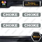 Choke Machinerie Horizontal No Bckgr Pack of 4 MINI SIZE Decals Stickers Vinyl - Image 5