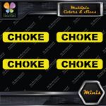 Choke Machinerie Horizontal No Bckgr Pack of 4 MINI SIZE Decals Stickers Vinyl - Image 6