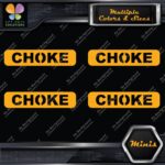 Choke Machinerie Horizontal No Bckgr Pack of 4 MINI SIZE Decals Stickers Vinyl - Image 7