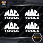 Compatible Mac Tools Half Circle Logo Pack of 4 MINI SIZE Decals Stickers Vinyl - Image 4
