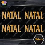 Compatible Natal Drums Musical Snares Pack of 4 MINI SIZE Decals Stickers Vinyl - Image 17