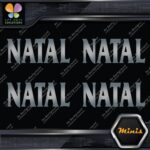 Compatible Natal Drums Musical Snares Pack of 4 MINI SIZE Decals Stickers Vinyl - Image 18
