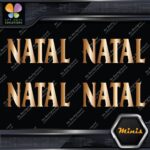 Compatible Natal Drums Musical Snares Pack of 4 MINI SIZE Decals Stickers Vinyl - Image 19