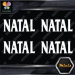 Compatible Natal Drums Musical Snares Pack of 4 MINI SIZE Decals Stickers Vinyl - Image 3