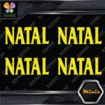 Compatible Natal Drums Musical Snares Pack of 4 MINI SIZE Decals Stickers Vinyl - Image 5