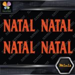 Compatible Natal Drums Musical Snares Pack of 4 MINI SIZE Decals Stickers Vinyl - Image 7