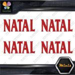 Compatible Natal Drums Musical Snares Pack of 4 MINI SIZE Decals Stickers Vinyl - Image 8