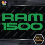 Compatible 1500 Square 2 lines Emblem Logo Trucks Side Decals Stickers Vinyl - Image 14