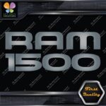 Compatible 1500 Square 2 lines Emblem Logo Trucks Side Decals Stickers Vinyl - Image 18