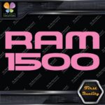 Compatible 1500 Square 2 lines Emblem Logo Trucks Side Decals Stickers Vinyl - Image 21