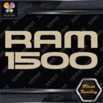 Compatible 1500 Square 2 lines Emblem Logo Trucks Side Decals Stickers Vinyl - Image 23