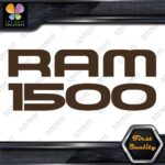 Compatible 1500 Square 2 lines Emblem Logo Trucks Side Decals Stickers Vinyl - Image 24