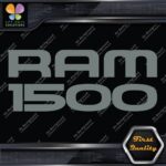 Compatible 1500 Square 2 lines Emblem Logo Trucks Side Decals Stickers Vinyl - Image 5