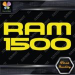 Compatible 1500 Square 2 lines Emblem Logo Trucks Side Decals Stickers Vinyl - Image 6